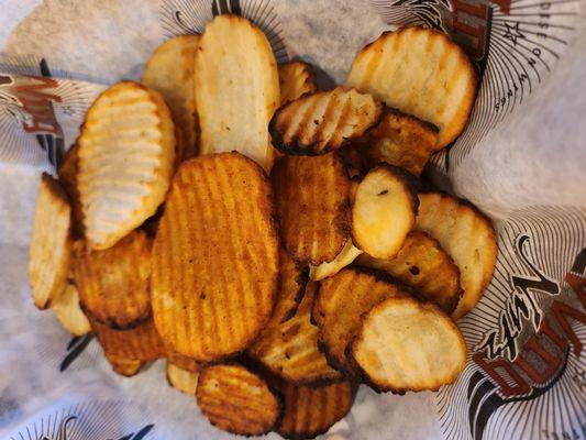 Buffalo chips spicy and plain