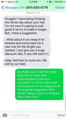 Last message from "the owner"