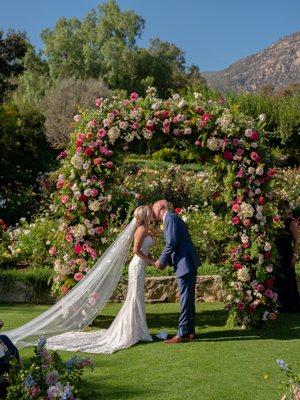 Outdoor garden wedding at SYR