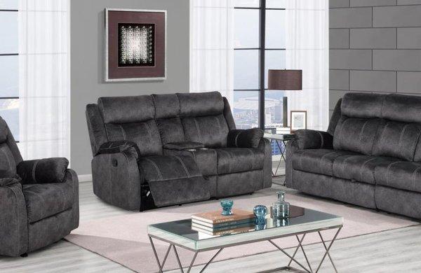 RECLINING SOFA & LOVE SEATS IN STOCK AND READY TO GO!