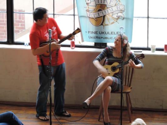 Craig Chee & Sarah Maisel - Workshop & Performance at UKE Republic, April 2014