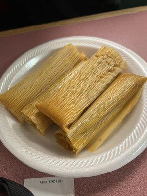 chicken tamales