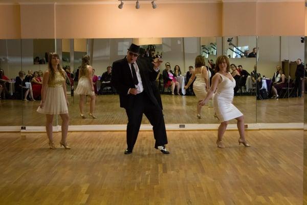 Ken, Rita & Amy dancing to Shamma Lamma Ding Dong