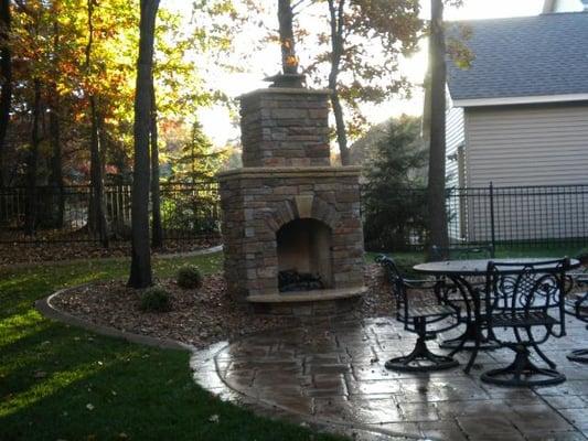 Minneapolis Outdoor fireplace