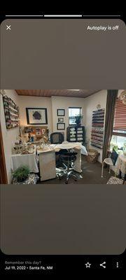 Petunia's Natural Nail Salon  Manicure station