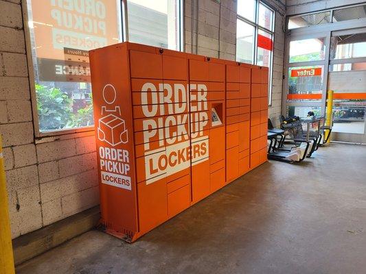 Order for pick up locker. Self service