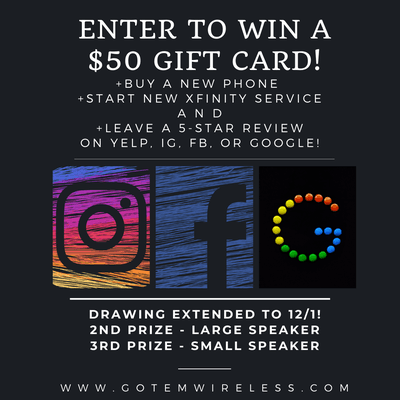 Leave your 5 Star review and be entered to win!!  Drawing will be held 12/1/20