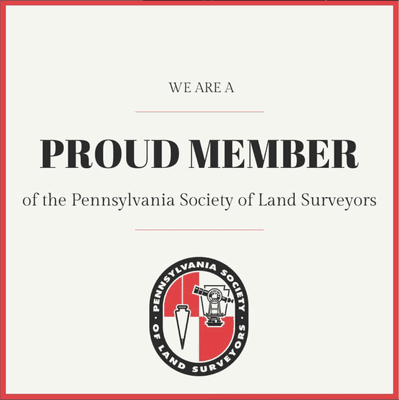 Professional affiliations are crucial when choosing a company.

We are a proud member of the Pennsylvania Society of Land Surveyors.