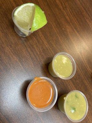 Salsa and limes