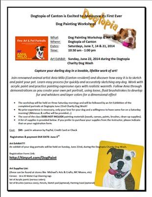 Dog Painting Workshop