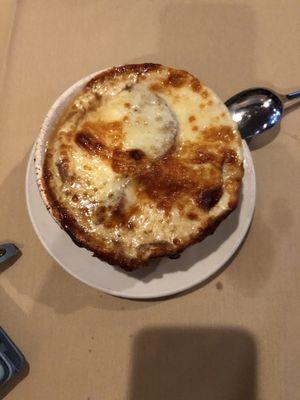 French onion soup.