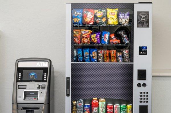 Lots of options in our vending machine at Sage Laundry in Woodland.