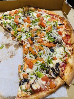 Large Veggie pizza