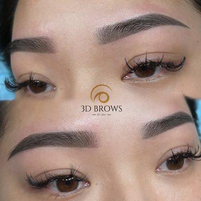 Ombré powder brows