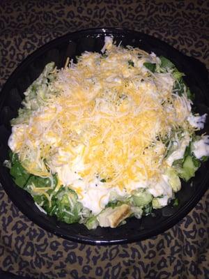 Double chicken chopped salad