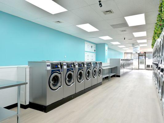 laundromat machines, payment kiosks, instructional signage, and more!