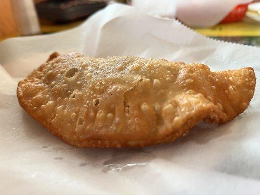 Beef and cheese empanada