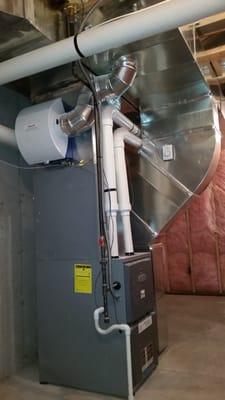 This is a recently installed Armstrong air comfort system, that provides all the essential systems for total comfort...