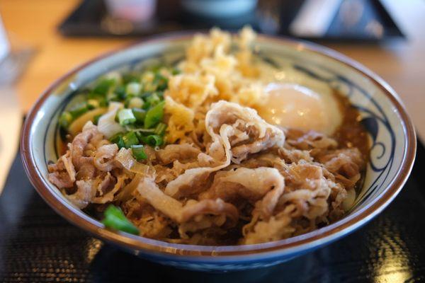 Curry Nikutama Udon Bowl