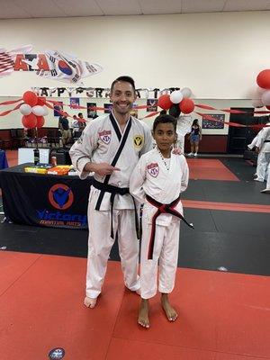 Black belt recommended graduation