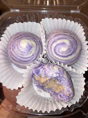 Taro Mooncakes ($3/piece, $9/box)