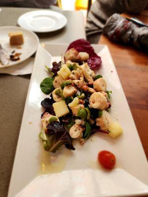 Warm octopus salad