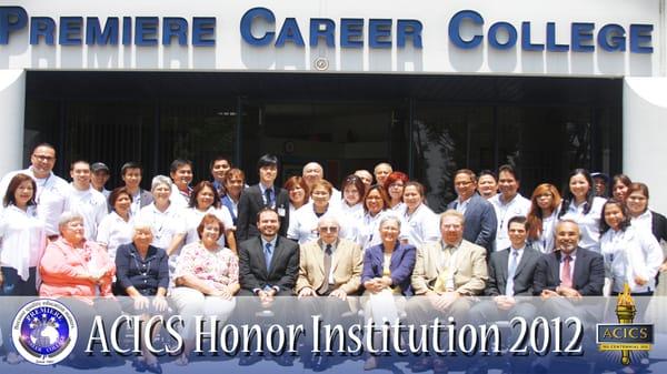 ACICS Honor Institution