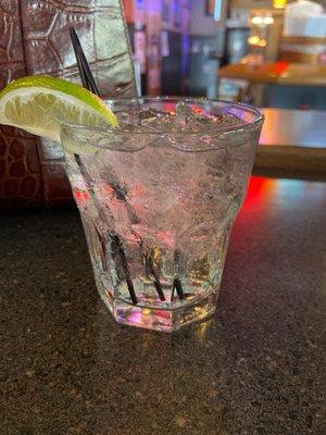 Time for a G&T after long drive from Boise