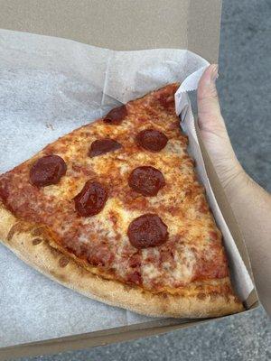 Pepperoni by the slice