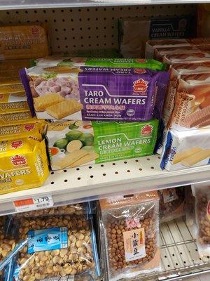 All different flavors of wafers