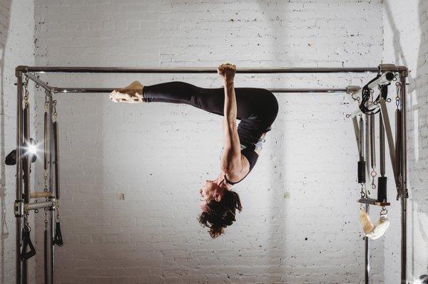 Just hanging around at Moving Strength Pilates studios.