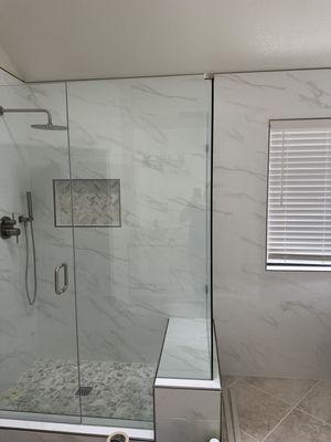 Restored shower plus bathroom