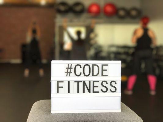 CODE fitness is where it's at!