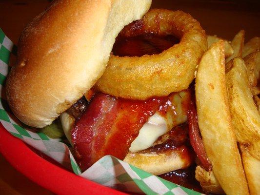 Dawg Burger, close-up.