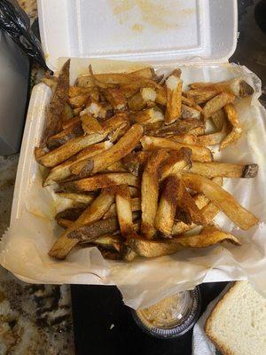 Homemade season fries