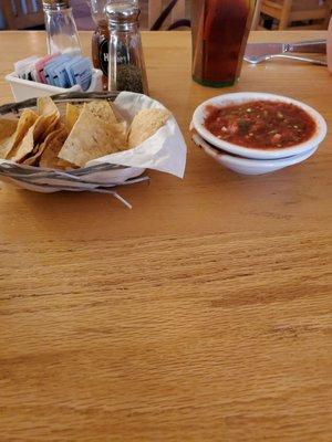 Chips and salsa for starters!