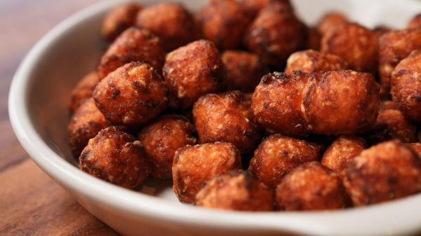 Our famous Tator Tots. Served with bistro dipping sauce.