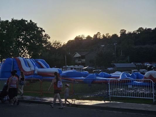 4th of July Celebrationwater slide