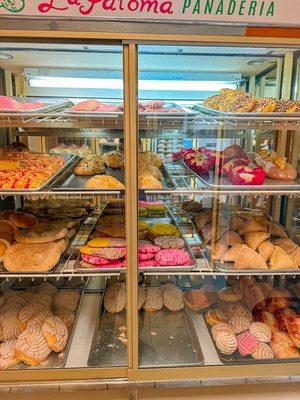 Bread in display