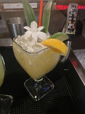 Pineapple fresh margarita!!