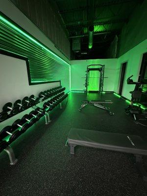 Extra little gym for personal training, or if vacant, can be used by anyone.