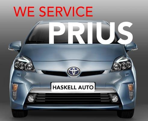 We Service Prius.