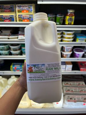 Raw Milk from Keely Farms Dairy