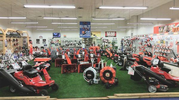 Visit our Equipment Showroom for your Outdoor Power Equipment needs Today.