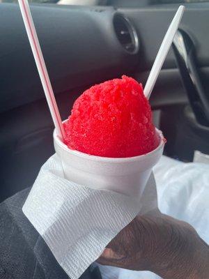 12 oz. Watermelon Flavored Snowball