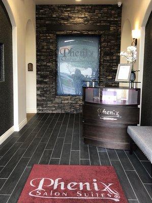 Entrance to Phenix Salon Suites of Orange