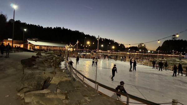 Ice skating