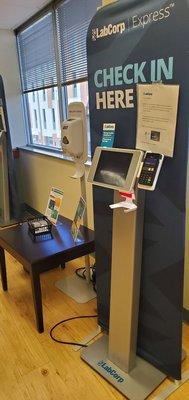 Check in kiosk