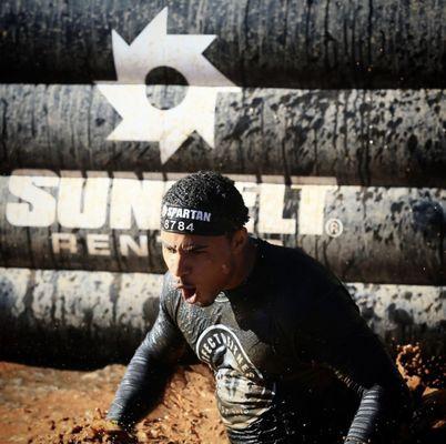 Trainer JC going ham at the Spartan Race.  Come train with us, we will get you in the best shape of your life.