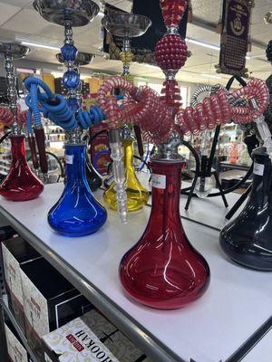 Various 33" inch Glass Hookas for less than $30